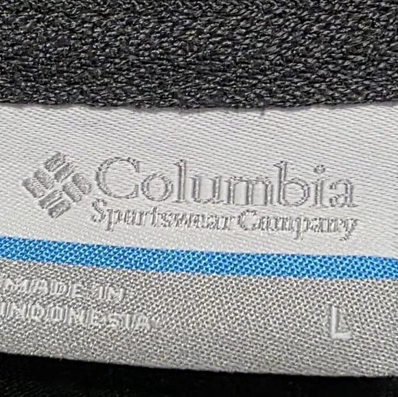 Columbia Black Crew Neck Long Sleeve Shirt - Picture 2 of 2